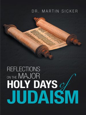 cover image of Reflections on the Major Holy Days of Judaism